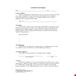 Research Proposal Template: A Comprehensive Guide for a Successful Research Proposal example document template