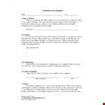 Research Proposal Template: A Comprehensive Guide for a Successful Research Proposal example document template 