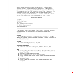 Front Office Manager Resume example document template 