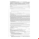Standard Purchase Agreement Template example document template