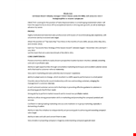 Sales Representative Job Resume example document template 