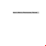 Hr Fresher Resume Headline example document template