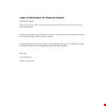 Professional Business Rejection example document template