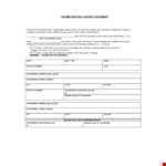 State-Required Odometer Disclosure Statement | Record Mileage | Transferor example document template