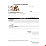 Order Food Catering and Equipment for Your Event - Initial Catering example document template