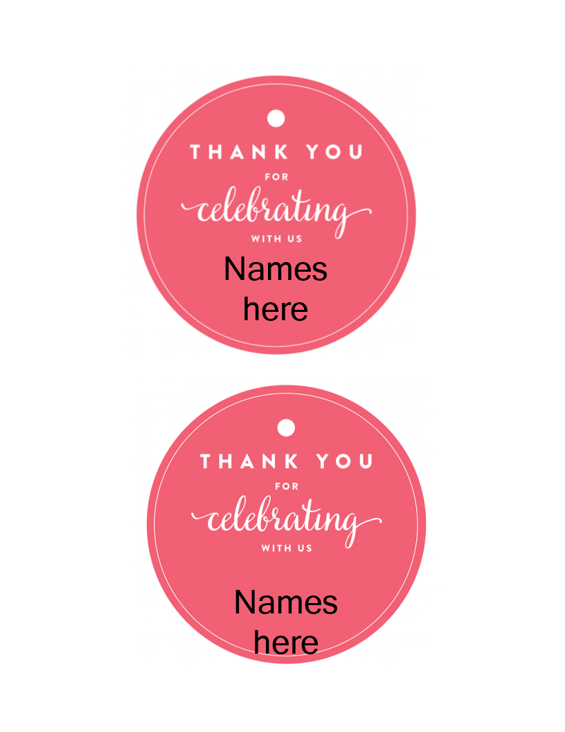 Custom Gift Tag Templates - Easily Personalize or Print Ready-Made designs