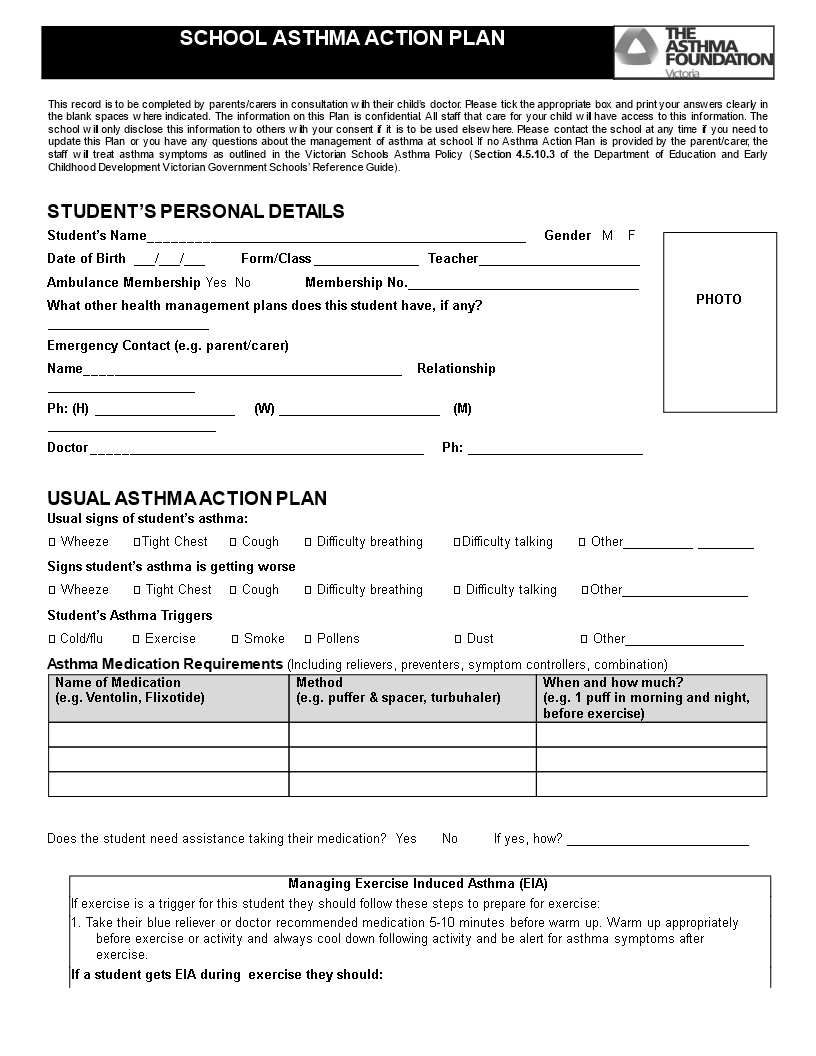 school-asthma-action-plan-template