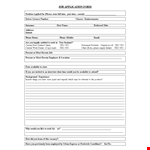 Free Blank Job Application example document template