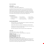 Senior Executive Resume Sample example document template 