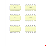 Customizable Seating Chart Template - Perfect for Weddings & Events example document template