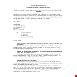 Mortgage Hardship Letter Template example document template