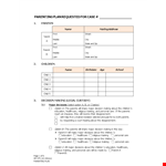 Create a Comprehensive Parenting Plan Template for Parents and their Children example document template