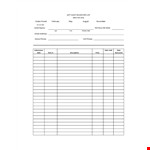 Gift Shop Inventory Template example document template