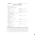 Effective Transition Plan Template for School and Employment - Click Now! example document template