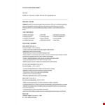 Preschool Teacher Resume Example example document template