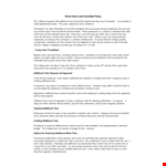 Overtime Policy And Procedures Final example document template 