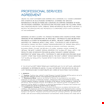 Service Agreement Template - Create and Customize Legal Service Agreements example document template