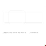 Personalize Your Mail with Our Envelope Template example document template 