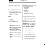 Small Business Resume Sample - Course, Skills & Children example document template 