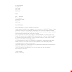 Teacher Resignation Letter Example example document template 