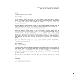 Sample Business Cover Letter example document template 