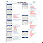 District Calendar - Check Our Schedule for STAAR Retest example document template