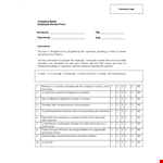 Employee Performance Review | Effective Company Performance Review Examples example document template