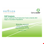 Performance Gap Analysis Template - Analyzing Technical Knowledge for Improved Results example document template 