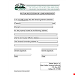 Rescission Agreement - Simplify Your Contract Termination Process example document template 