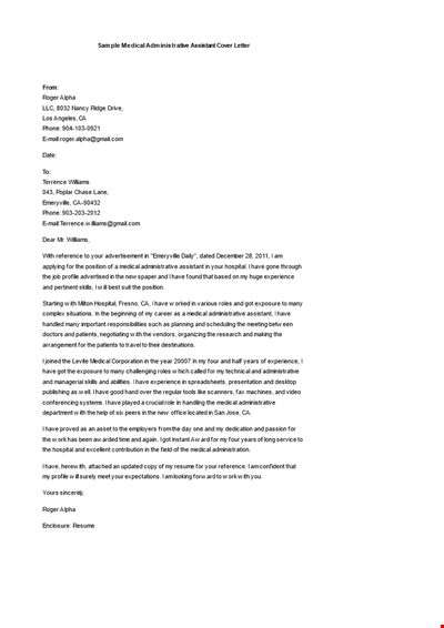 Formal Business Letter Template