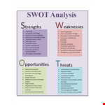 Free Swot Analysis Template | Download Now example document template 