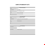 Promissory Note Template with Interest for Borrowers example document template 