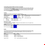 Maximize ROI with Our Cost Benefit Analysis Template - Simplify Change, Value & Scenarios example document template