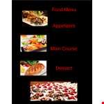 Professional Menu Templates - Create Impressive Menus example document template