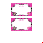 Thank You Card Templates - Free Printable Designs and Ideas example document template