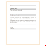 Professional Business Letter Template - Easily Create and Send Company Communication example document template