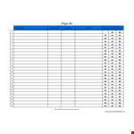 Free Patient Sign In Sheet Template example document template
