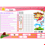 Get Organized with our Printable Reward Chart - Perfect for Kids example document template