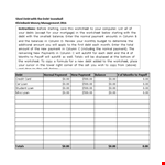 Eliminate Debt Faster with Our Debt Snowball Spreadsheet - Free Download example document template