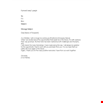 Professional Farewell Email Template for Your Future Goodbyes - Subject Line Included example document template