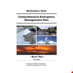 Comprehensive Emergency Management Plan example document template