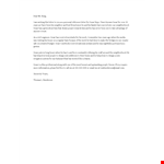 Personal Job Reference Letter example document template