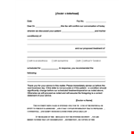 Doctor Sample Letter example document template 