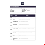 Customizable Lesson Plan Template for Effective Class Review example document template