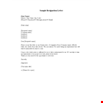 New Job Resignation Letter Format example document template