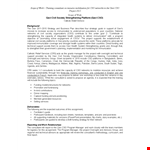 Consultant Scope Of Work Template - Training Services example document template