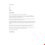 Free Farewell Email Template - Insert Number and Personalize Your Farewell Subject example document template 