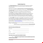 Property Donation Request Form example document template 