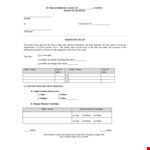 Create a Comprehensive Parenting Plan Template for Child Custody | Yoursite.com example document template