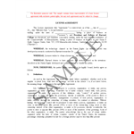 Harvard License Agreement Template for Licensee example document template 